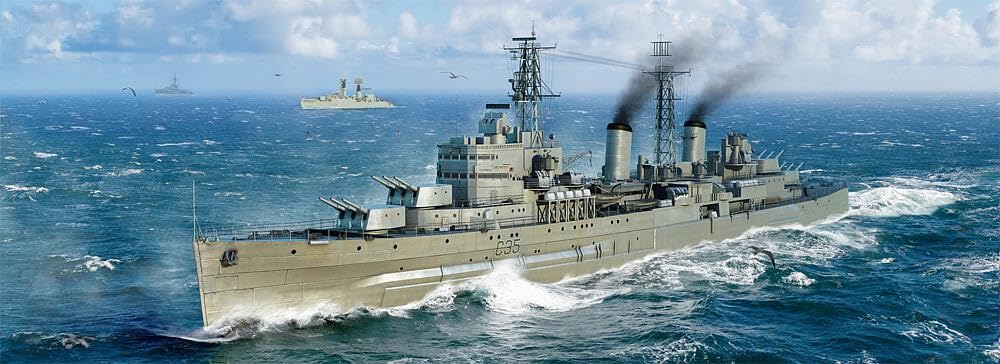 Amazon | トランペッター 1/700 イギリス海軍 軽巡洋艦 HMSベル
